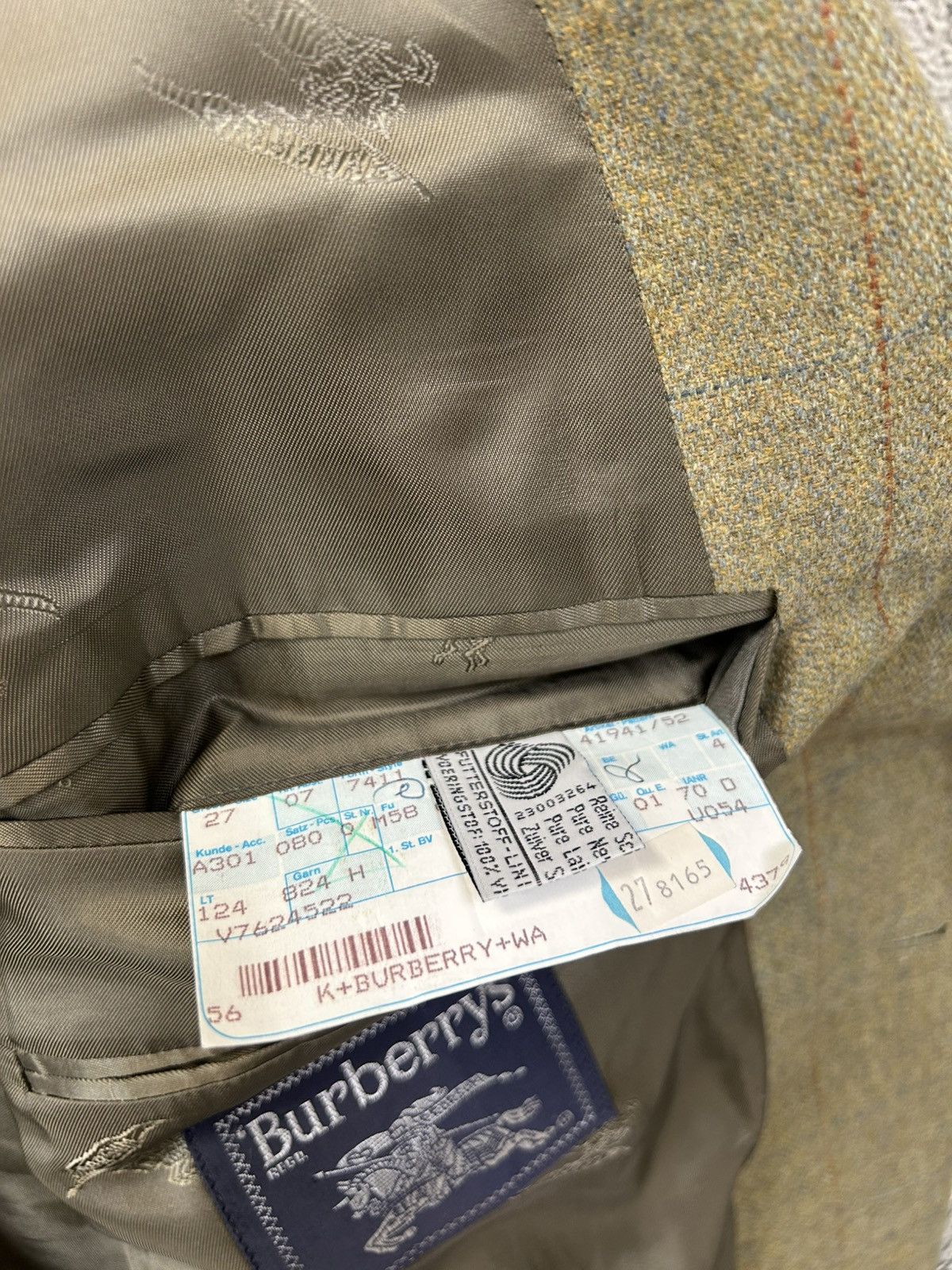 Burberry Burberry Blazer Wool green Size 52R - 6 Thumbnail