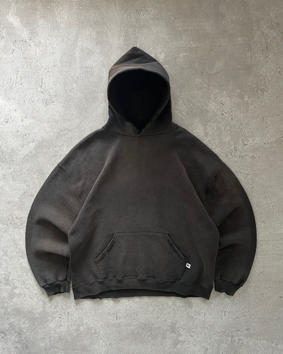 Russell Athletic × Vintage 1990s - Vintage Russell Dri-Power Black Hoodie Size US XL / EU 56 / 4 - 1 Thumbnail
