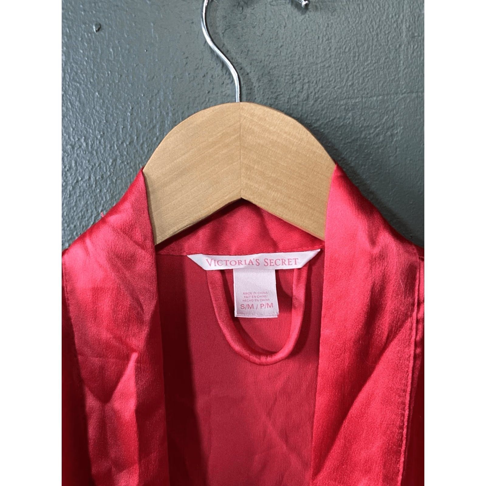 Victoria's Secret Victoria Secret Womens Red Sleep Robe Short Sleeve Size S/M Size 28" / US 6 / IT 42 - 3 Thumbnail