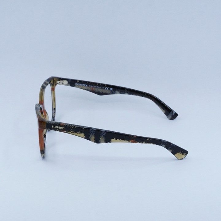 Burberry Burberry BE2415 4146 Eyeglasses Check Sand 53mm Square Frame Size ONE SIZE - 8 Thumbnail