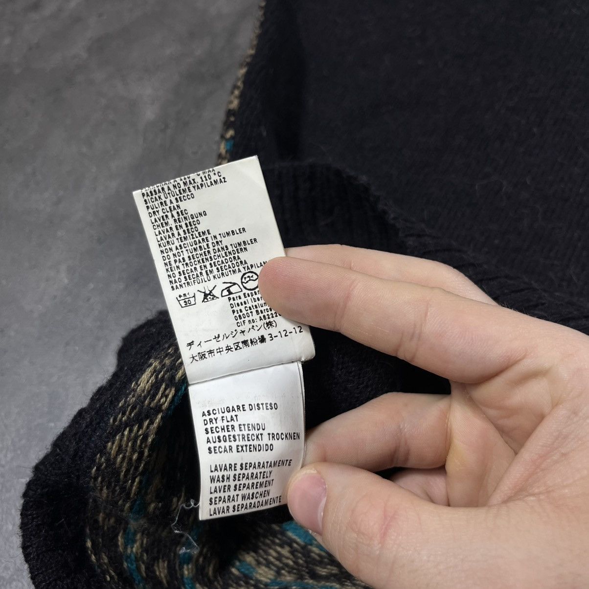 Diesel Vintage 00s Diesel Alpaca Wool Vest Knit Sweater Old Money Size US M / EU 48-50 / 2 - 18 Thumbnail