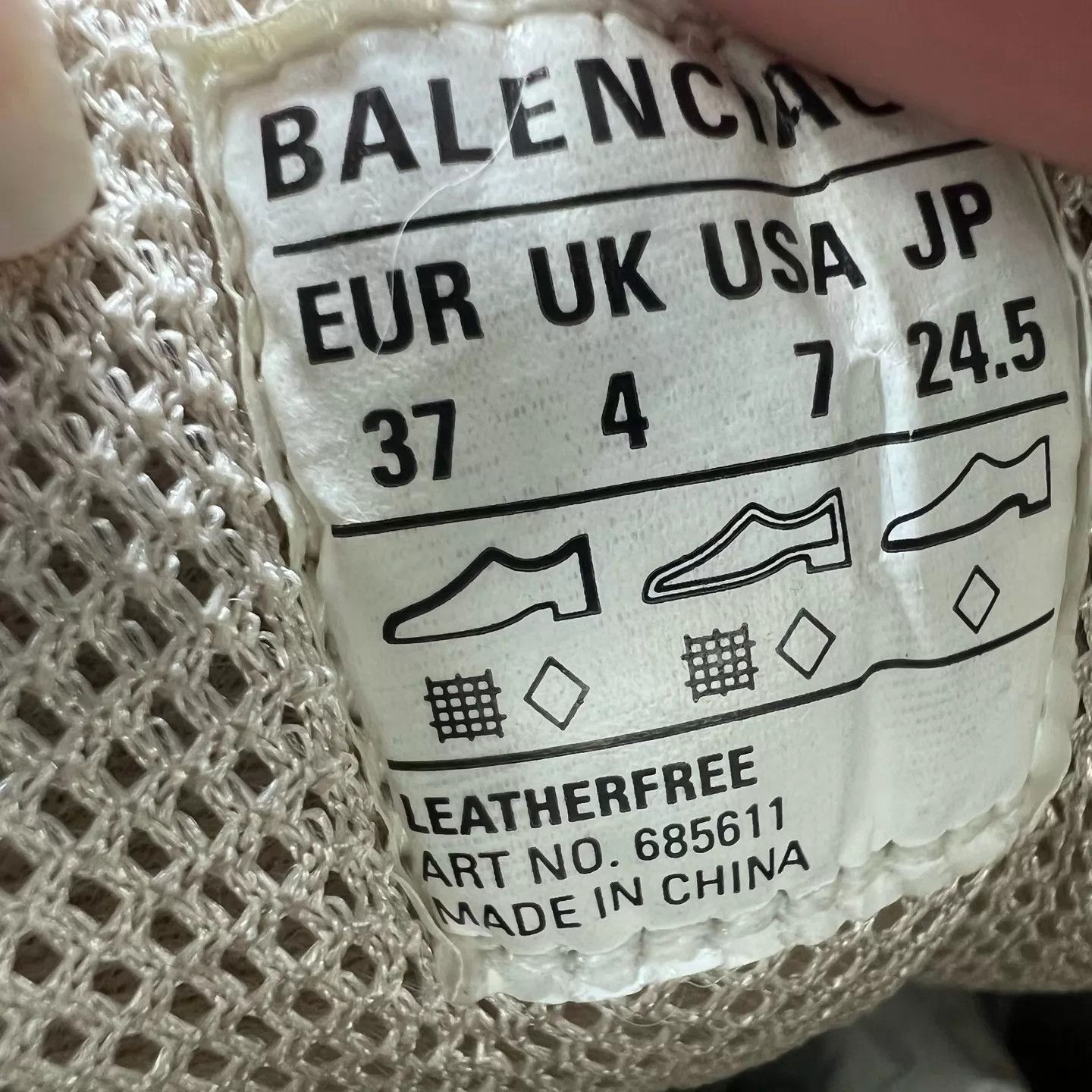 Balenciaga Balenciaga Tire Sneaker Light Brown 37 Original Box Size US 7 / IT 37 - 8 Thumbnail