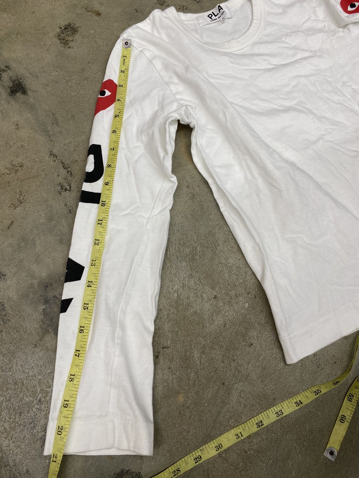 CDG by Comme des Garcons × Comme des Garcons PLAY × Designer Cdg play longsleeve white Size XS / US 0-2 / IT 36-38 - 10 Thumbnail