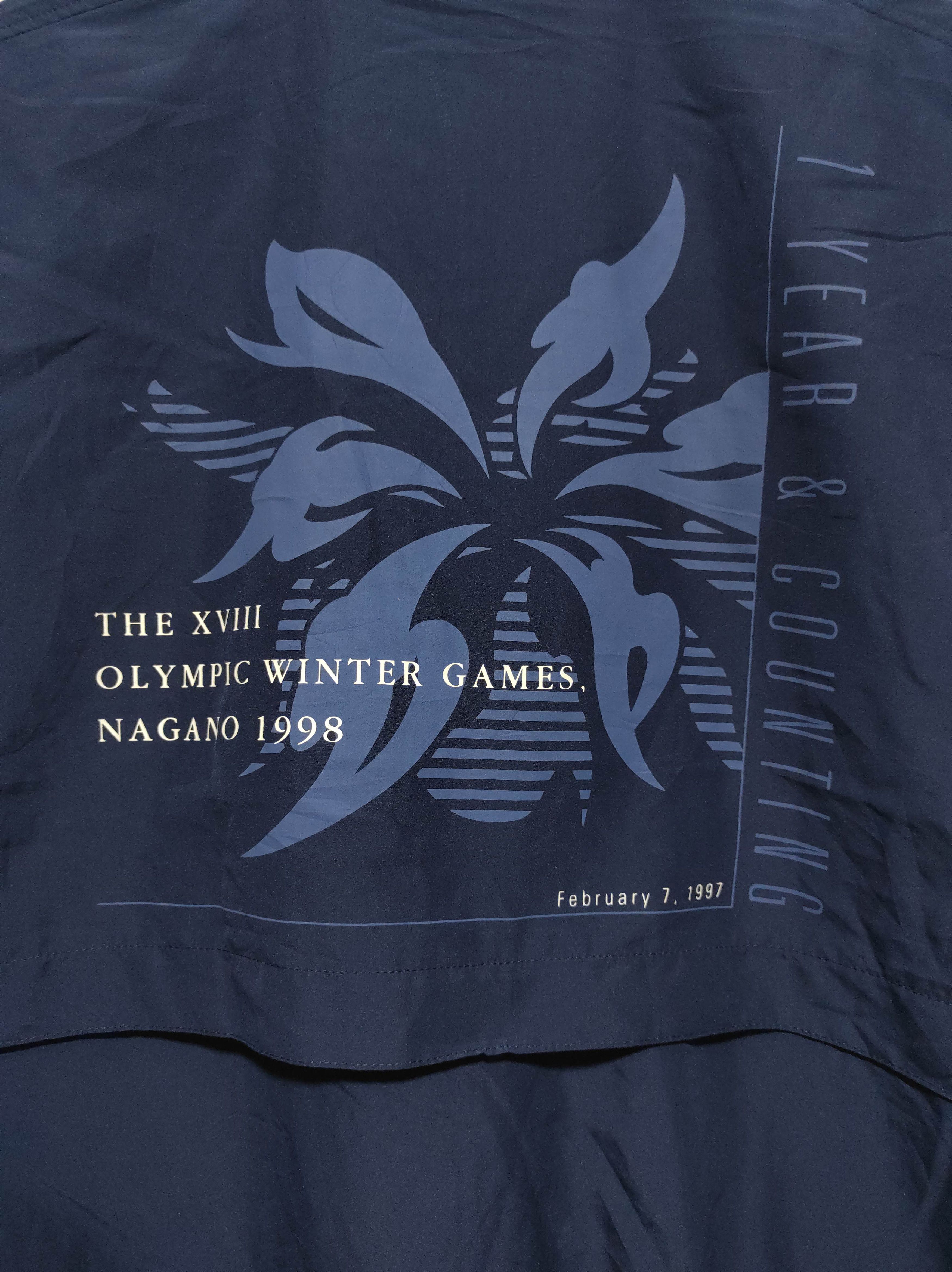 Vintage Vintage Nagano 1998 Windbreaker Jacket Size US M / EU 48-50 / 2 - 2 Thumbnail