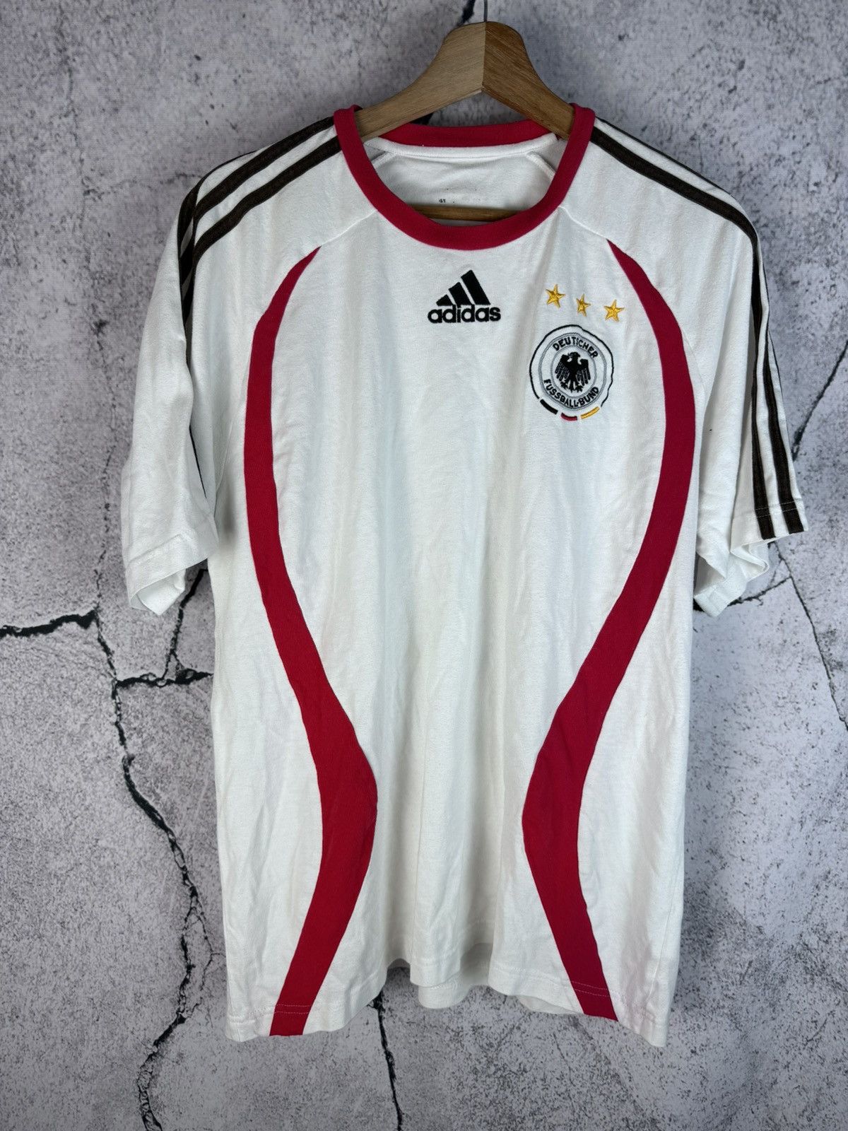 Adidas Vintage Adidas Germany Soccer Football Jersey M Size US M / EU 48-50 / 2 - 1 Thumbnail