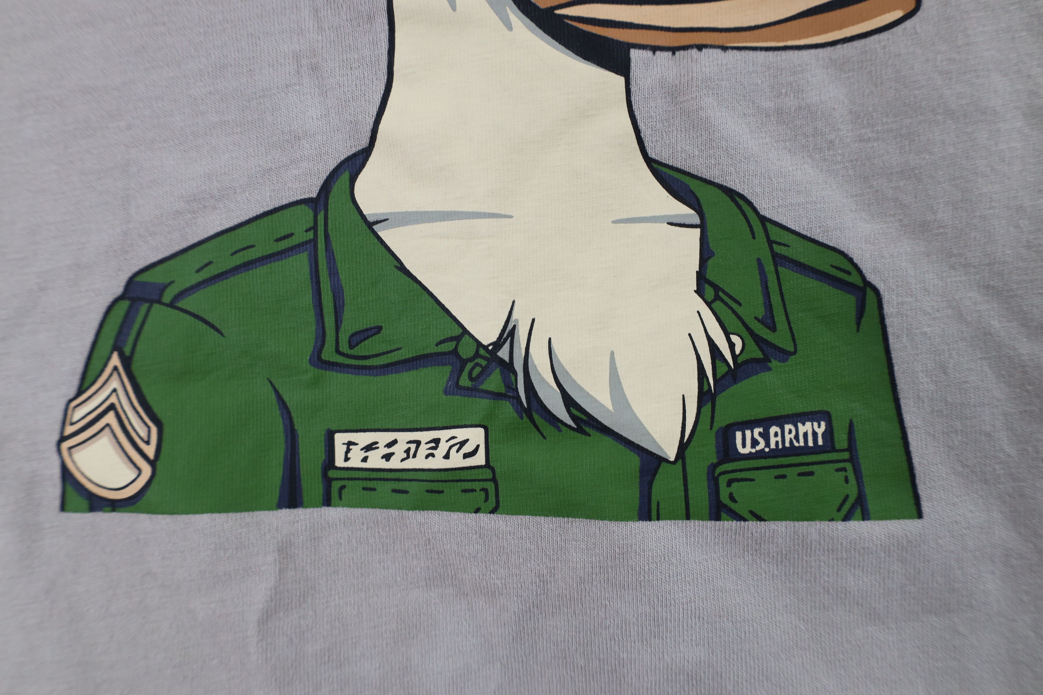 Vintage Bored Ape Yacht Club NFT Crypto US Army T-Shirt Beige Size US M / EU 48-50 / 2 - 9 Thumbnail