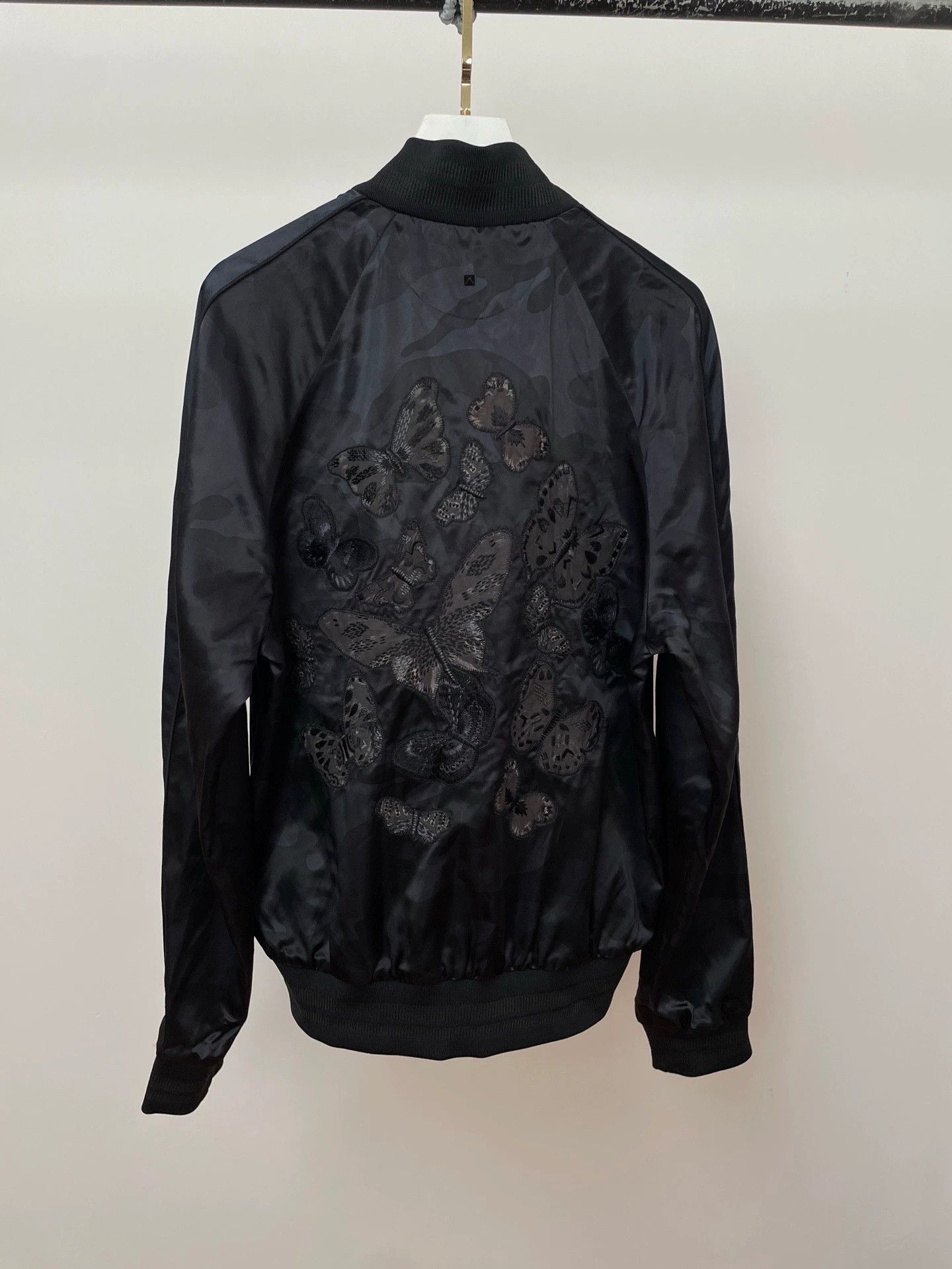 Valentino Valentino Butterfly Embroidery Camo Baseball Jacket Size US M / EU 48-50 / 2 - 2 Thumbnail