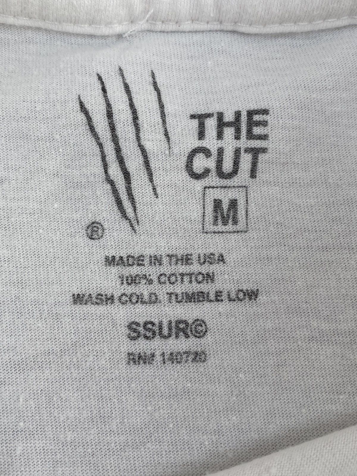 Comme Des Fuck Down Comme des Fuckdown The Cut White T-Shirt Size US M / EU 48-50 / 2 - 6 Thumbnail