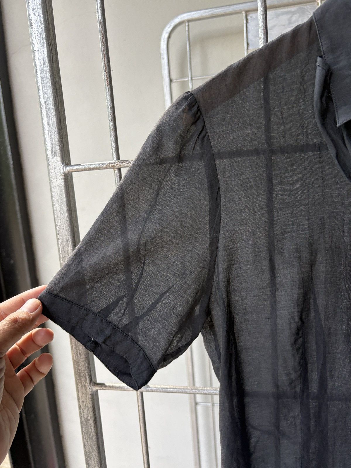 Courreges Courreges ruffle black shirt Size M / US 6-8 / IT 42-44 - 5 Thumbnail