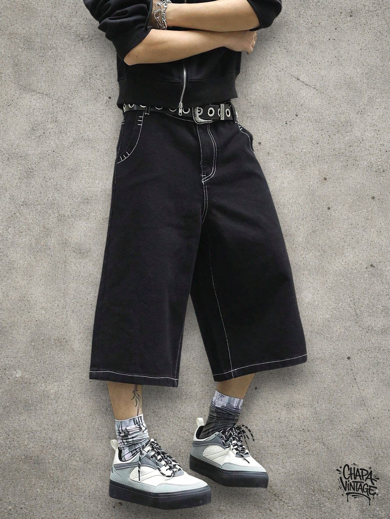 Japanese Brand Denim long shorts Size US 32 / EU 48 - 1 Thumbnail