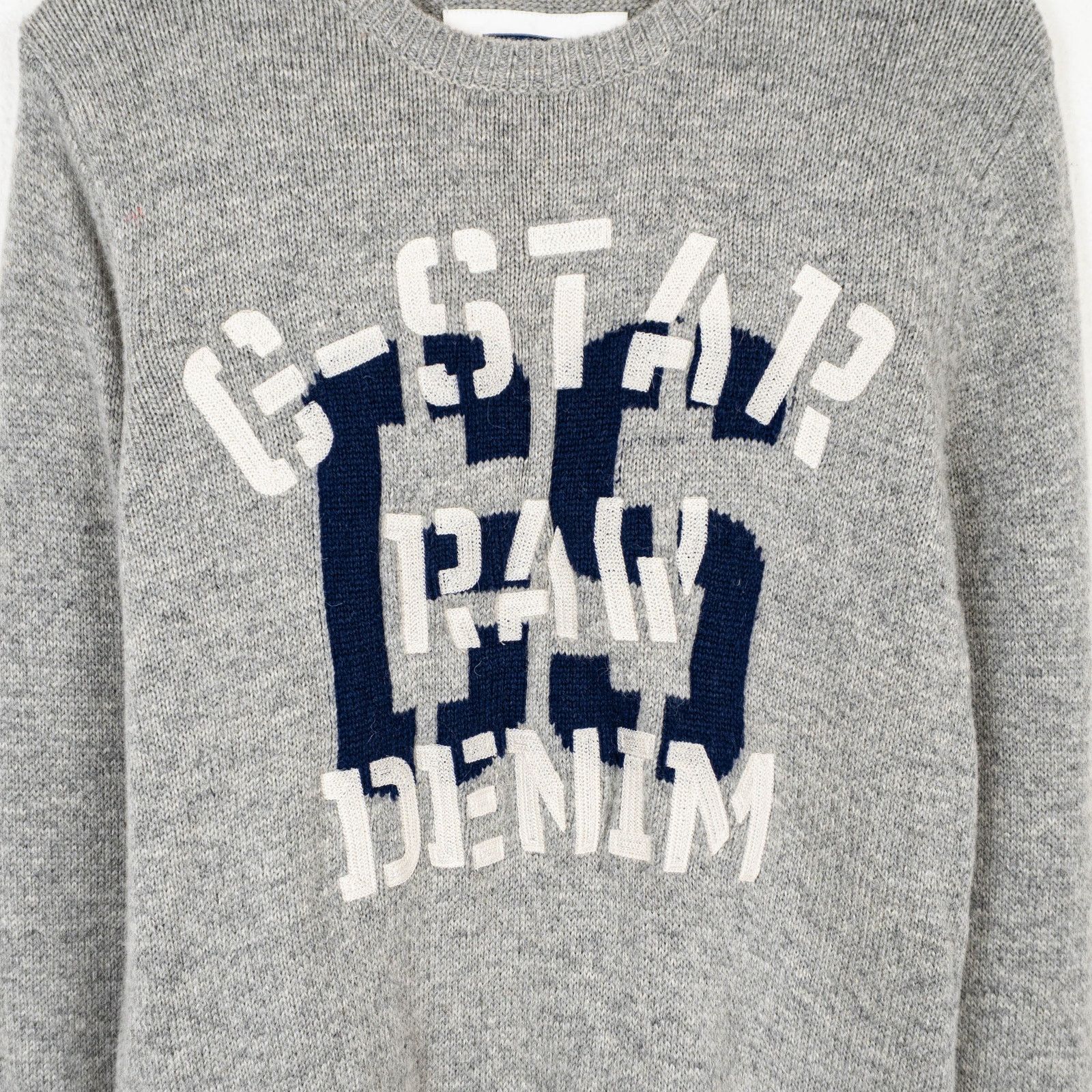 G-Star G-Star RAW Hockney Knit Sweater in Gray Lambwool blend Size US M / EU 48-50 / 2 - 9 Thumbnail