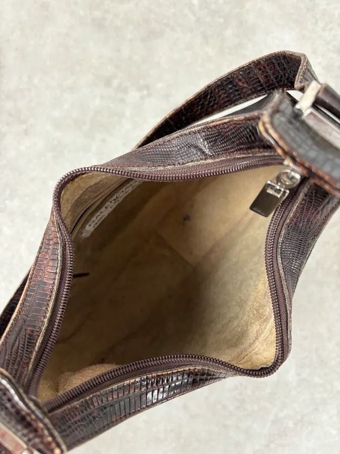 Balenciaga 1990s Balenciaga Brown Leather Handle Bag Size ONE SIZE - 6 Thumbnail