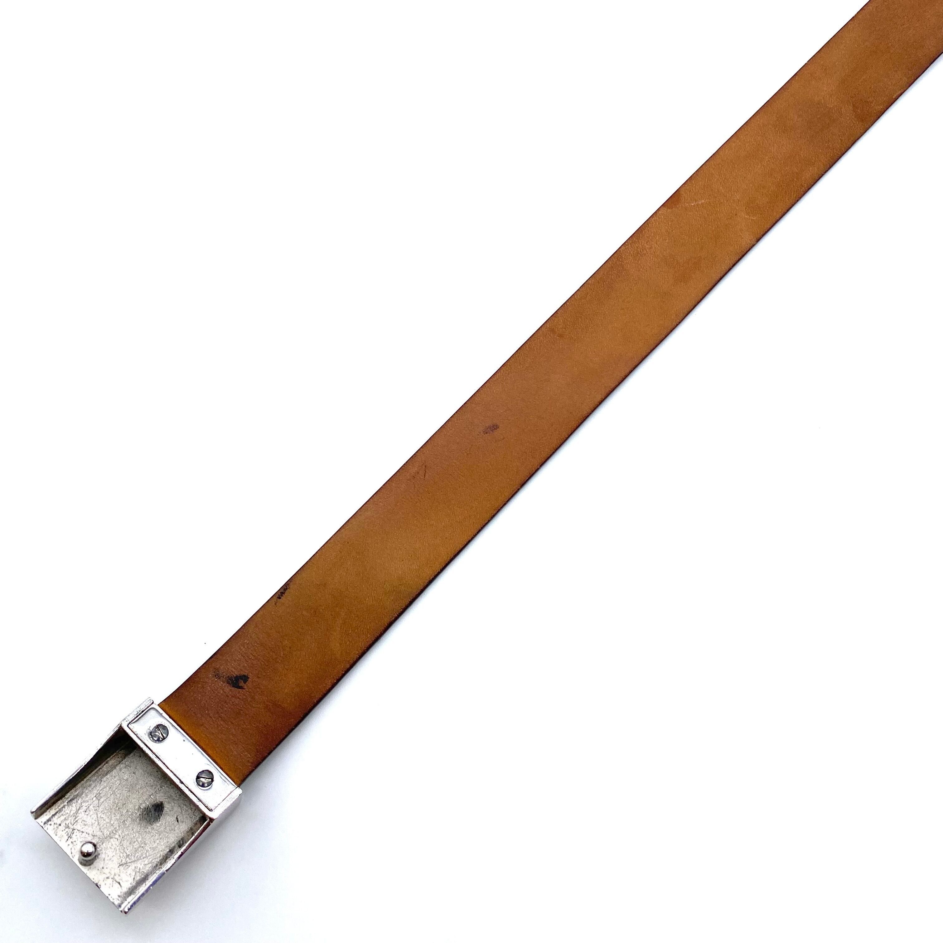 Louis Vuitton Louis Vuitton Damie Belt Silver Buckle M 6803 Size 36 - 6 Thumbnail