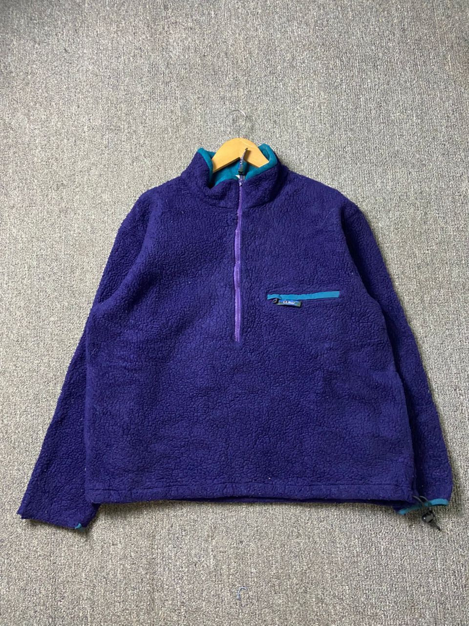 L.L. Bean Vintage L.L Bean Half Zipper Fleece Pullover (202) Size US M / EU 48-50 / 2 - 2 Thumbnail