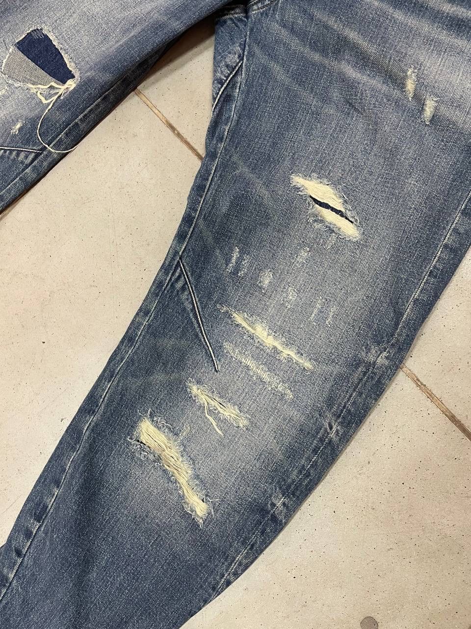 G-Star Arc 3D Relaxed Tapered Vintage G Star Raw Distressed Jeans Size US 30 / EU 46 - 7 Thumbnail