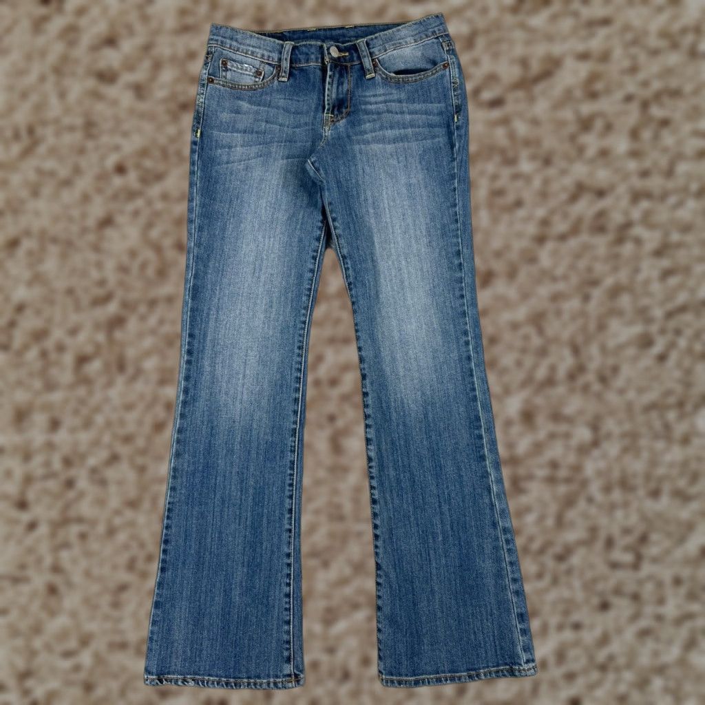 VINTAGE Lucky Brand Women's Flared Denim Jeans 28x29 Cotton Blend