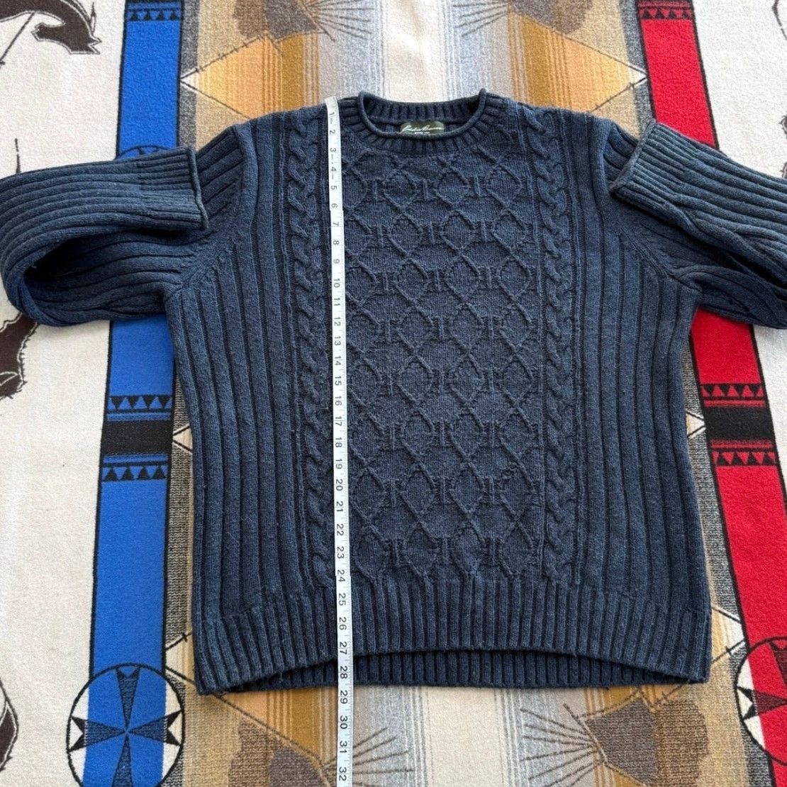 Eddie Bauer VINTAGE Eddie Bauer Roll Neck Knit Sweater Men XL Blue Fisherman Chunky Pullover 90s Knitwear Size US XL / EU 56 / 4 - 6 Thumbnail