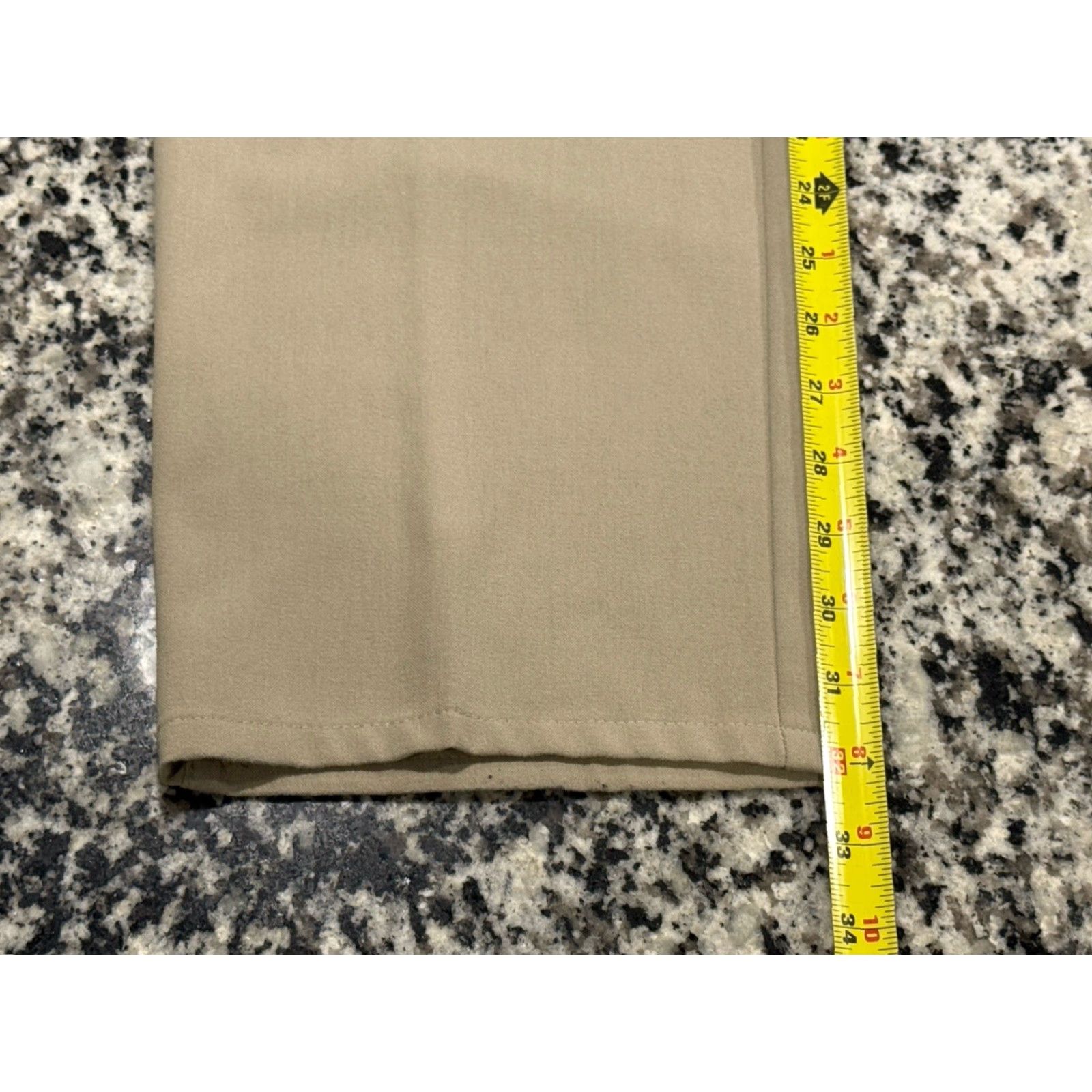 Vintage Alberto Dress Pants Mens 38 X 32 Khaki Ceramica Modern Fit Flat Front Straight Size US 38 / EU 54 - 3 Thumbnail