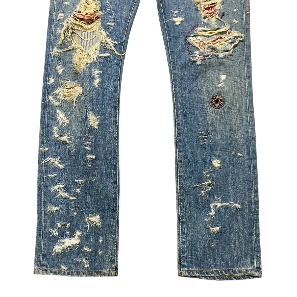 Japanese Brand Dole Project Damage Jeans Size US 34 / EU 50 - 8 Thumbnail