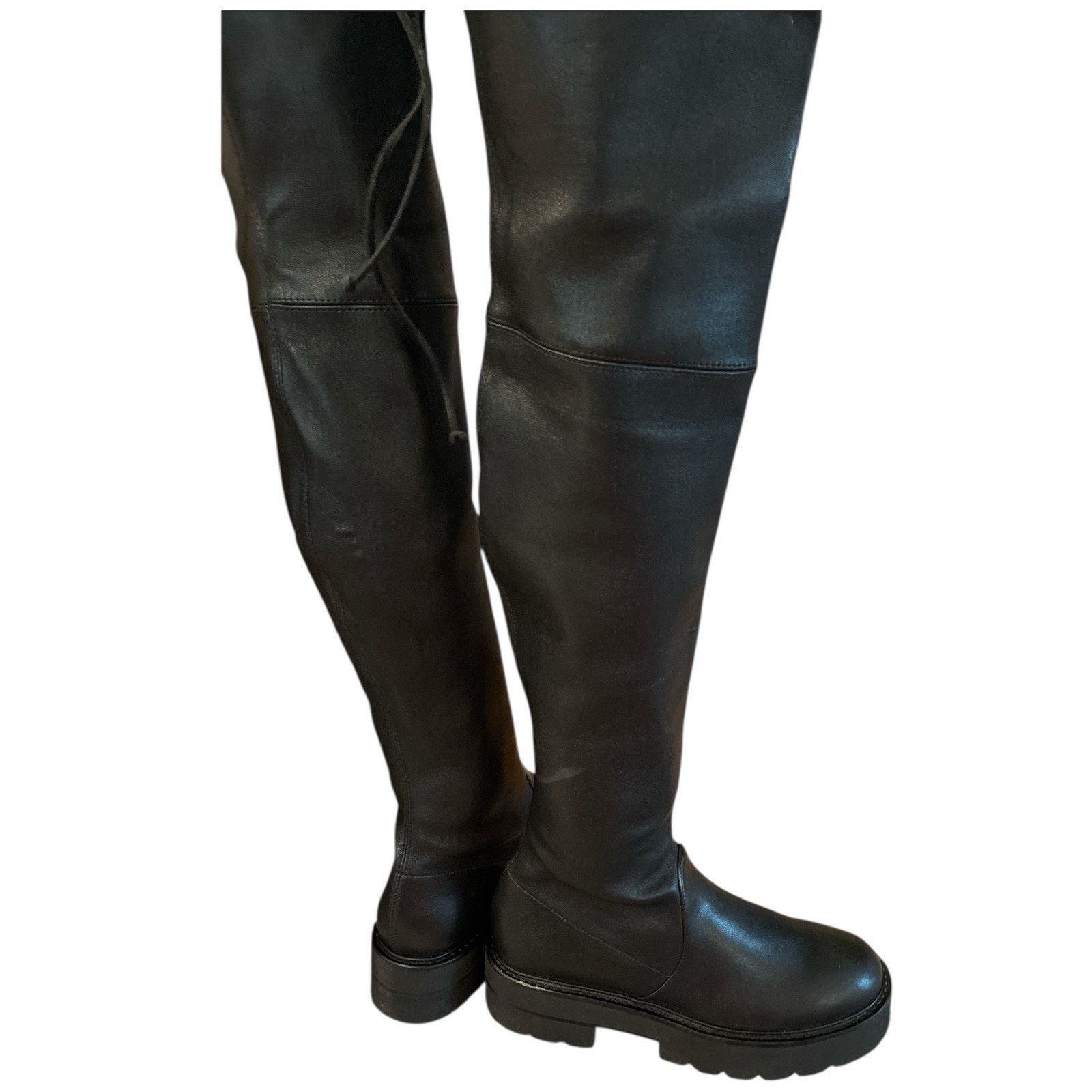 Stuart Weitzman NEW Stewart Weitzman Tall Black Boots lowland ultralift Size US 8 / IT 38 - 4 Thumbnail