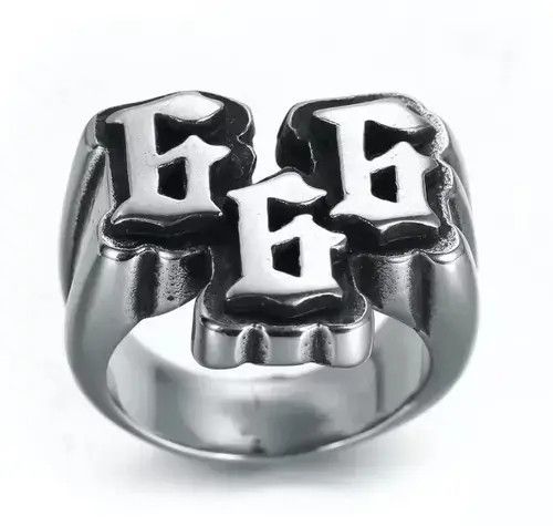 Ring Of Fire Number 666 Ring Size ONE SIZE - 4 Thumbnail