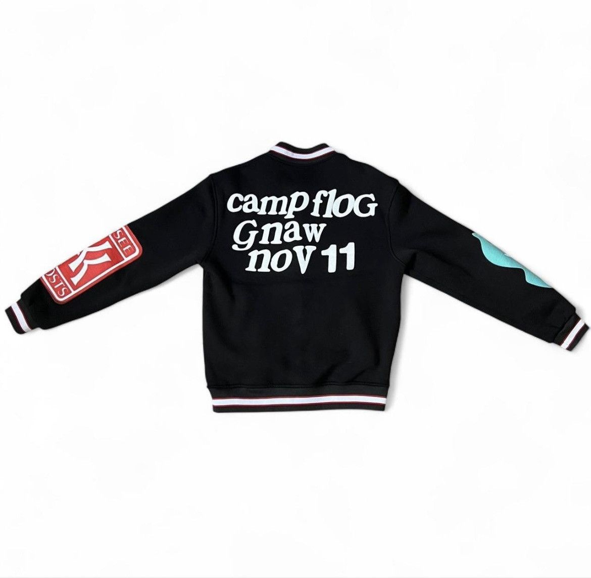 Designer × Vintage Kid Kudi Jacket ‘Lucky Me I See Ghost’ Sz: S Size US S / EU 44-46 / 1 - 5 Thumbnail