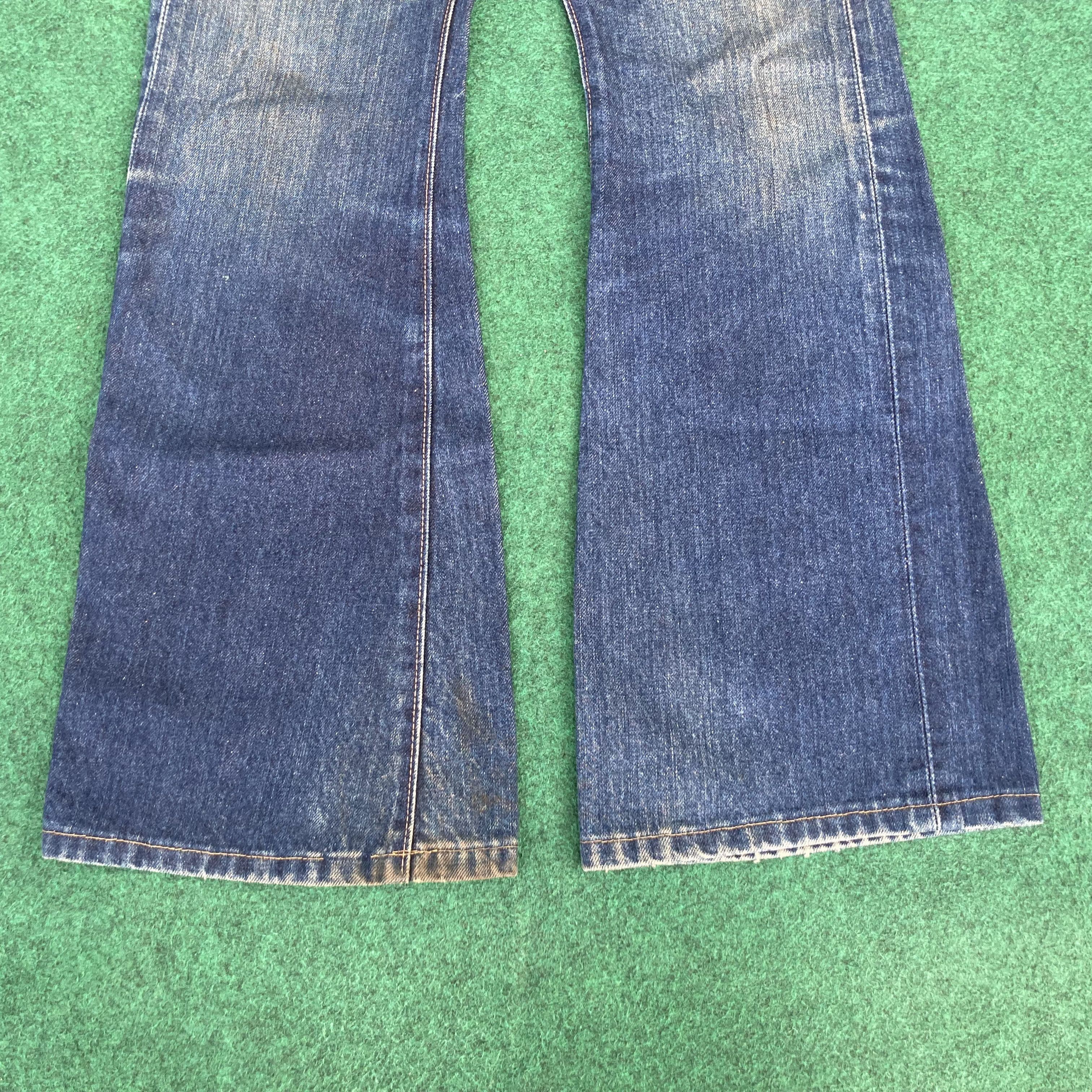 Japanese Brand × Vintage Vtg Bobson Denim Bootcut 26 Wide Flared Faded Jeans Size US 26 / EU 42 - 8 Thumbnail