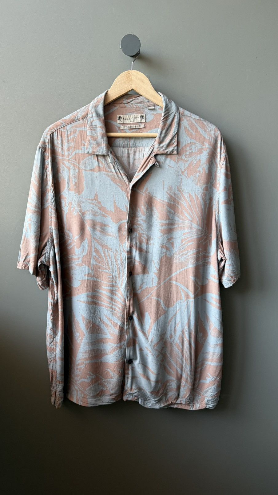 Allsaints Allsaints Lanai Viscose SS Shirt Size XXL Size US XXL / EU 58 / 5 - 1 Thumbnail