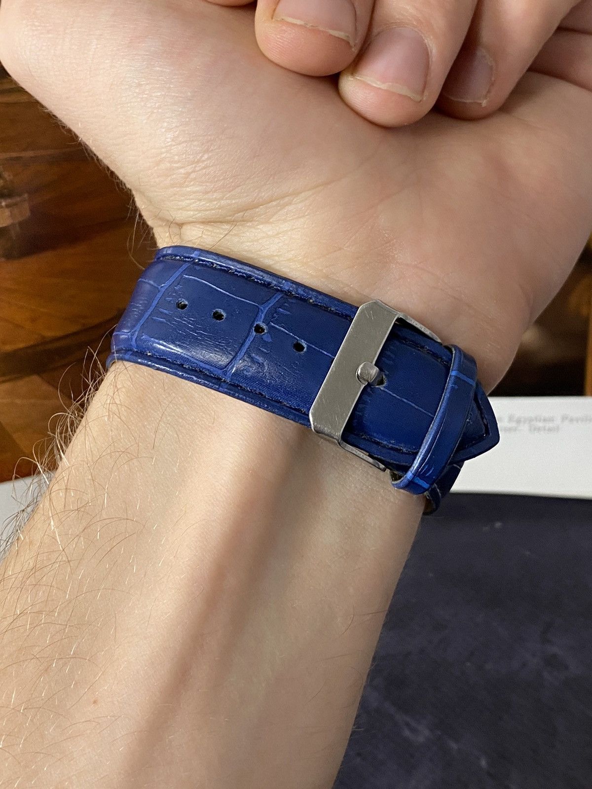 Japanese Brand Bright Futuristic Blue Watch Size ONE SIZE - 3 Thumbnail