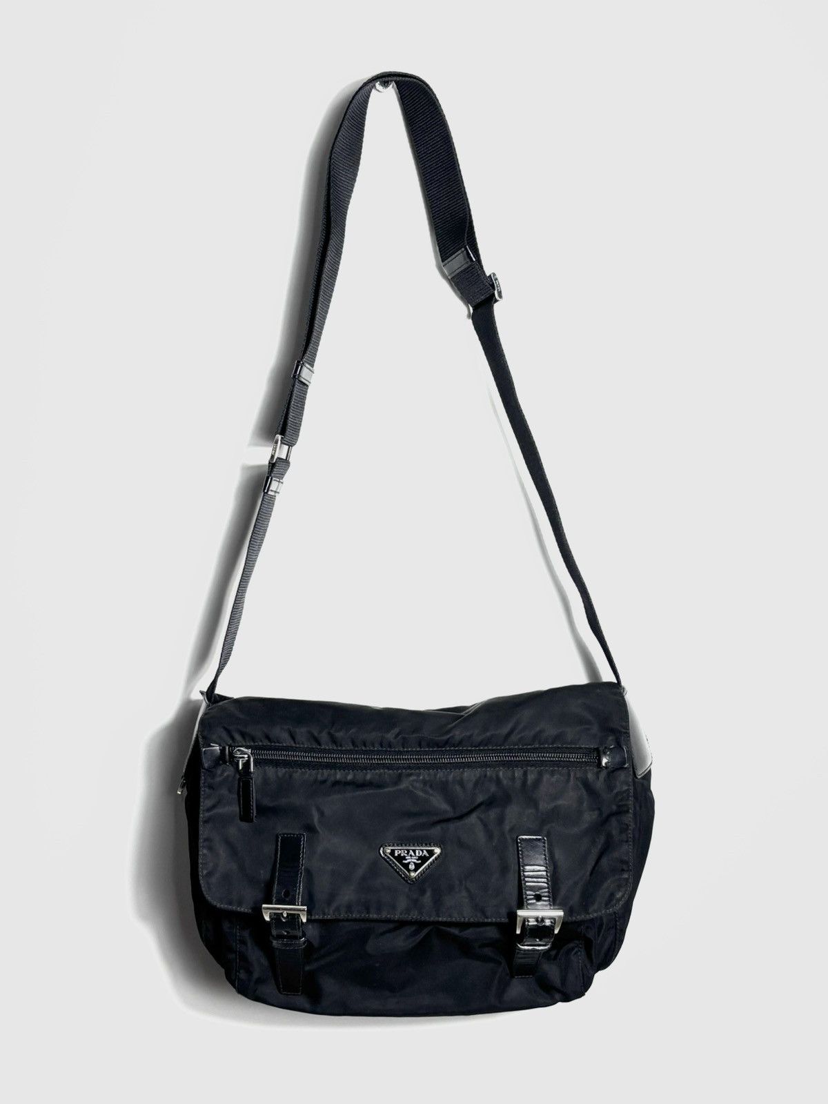 Prada Vintage Prada Nylon Satchel Bag Size ONE SIZE - 1 Thumbnail