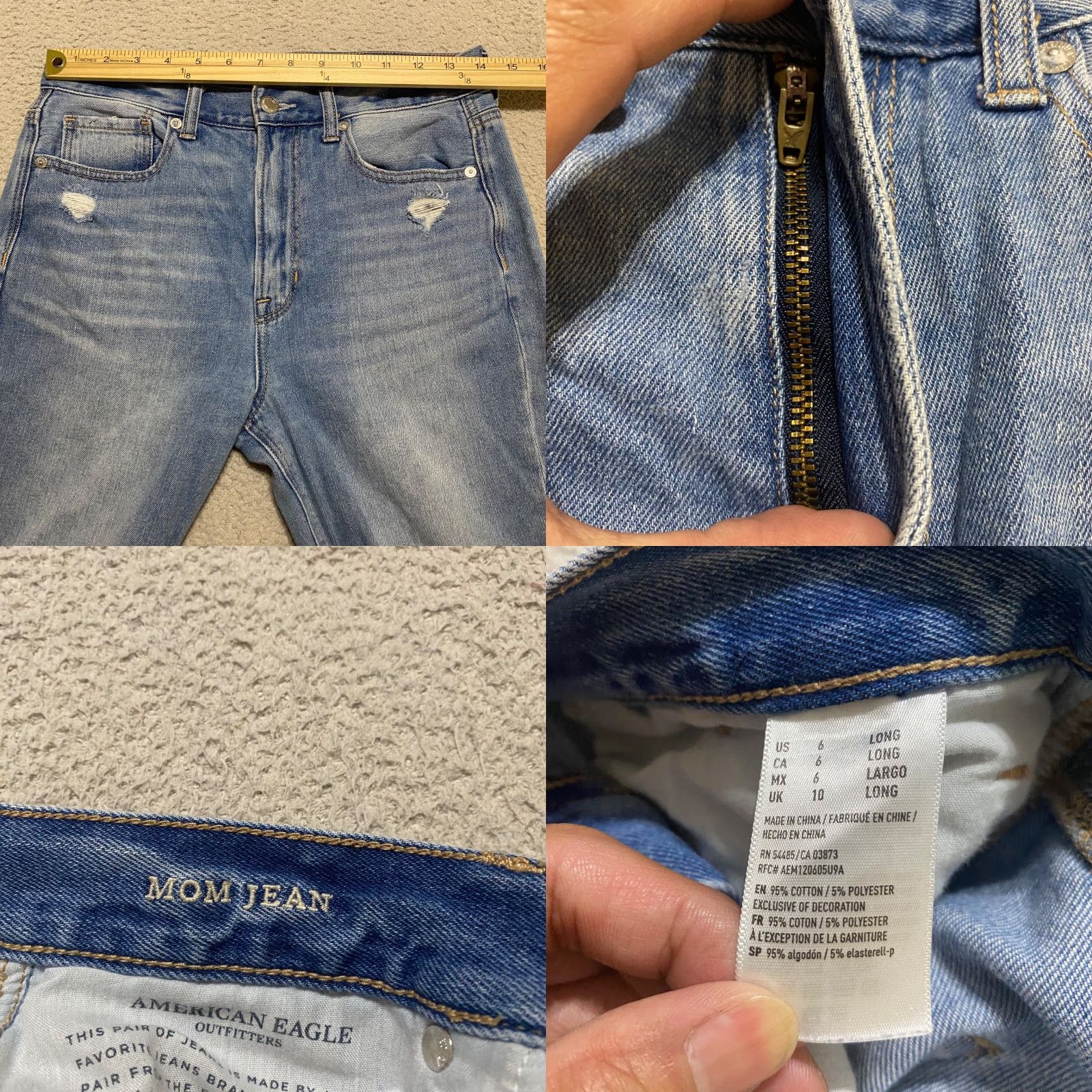 American Eagle Outfitters VINTAGE Size 28" / US 6 / IT 42 - 8 Thumbnail