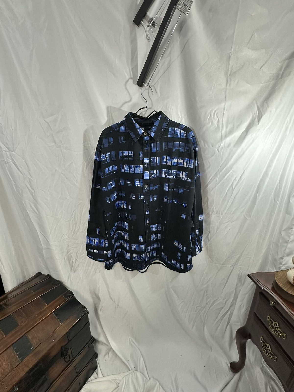 Off-White Off White Denim Windows Shirt Size US M / EU 48-50 / 2 - 1 Thumbnail