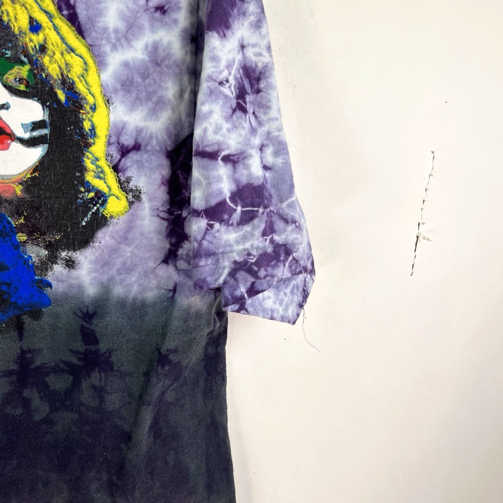 Liquid Blue VINTAGE Liquid Blue Kiss Band T-Shirt Mens L Crew Neck Purple Tie Dye Graphic 44in Chest Band Logo Shirt Size US L / EU 52-54 / 3 - 4 Thumbnail