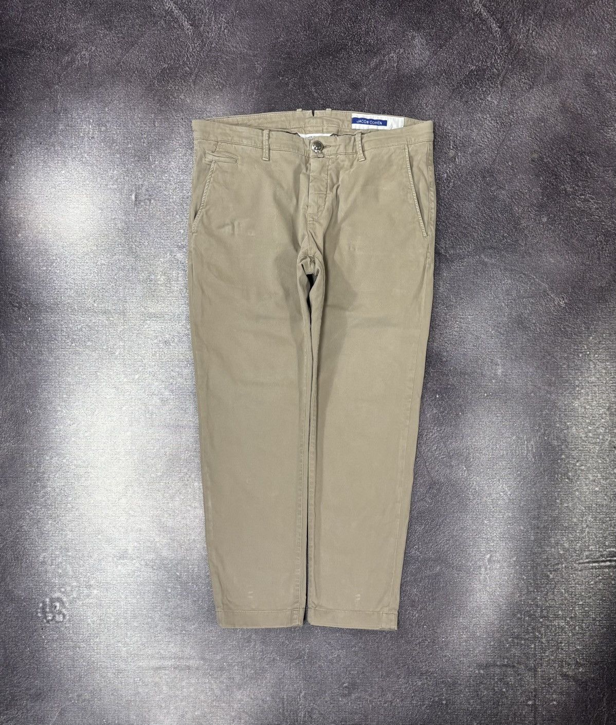 Jacob Cohen Jacob Cohen Bobby Men’s Beige Cotton Stretch Chino Pants Size US 36 / EU 52 - 1 Thumbnail