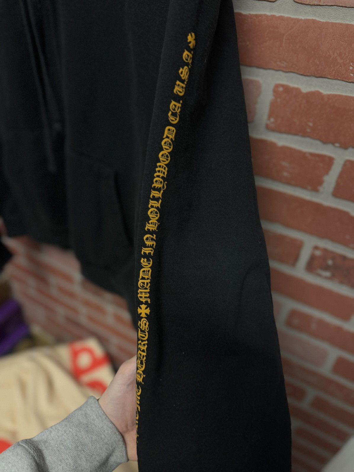 Chrome Hearts Chrome Hearts Black Yellow Pullover Hoodie Size M 🧼 Size US M / EU 48-50 / 2 - 7 Thumbnail