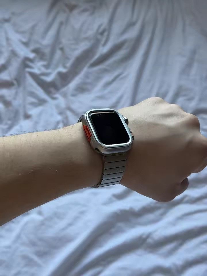 Jewelry Case+Strap for Apple Watch Band- Silver - 44 Mm Size ONE SIZE - 2 Thumbnail
