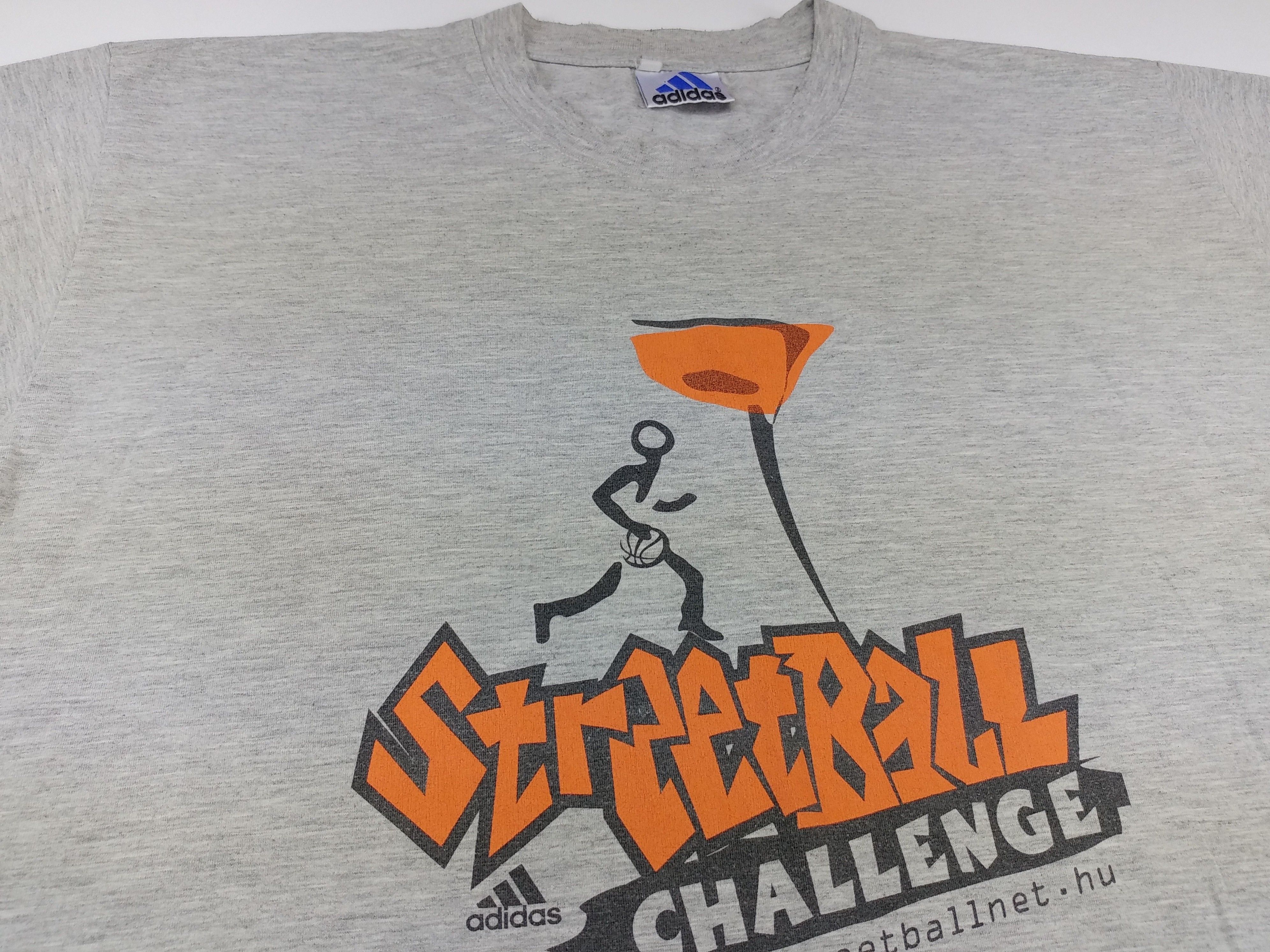 Adidas Adidas Streetball Challenge t-shirt, 1998 Hungary vintage XL Size US XL / EU 56 / 4 - 7 Thumbnail