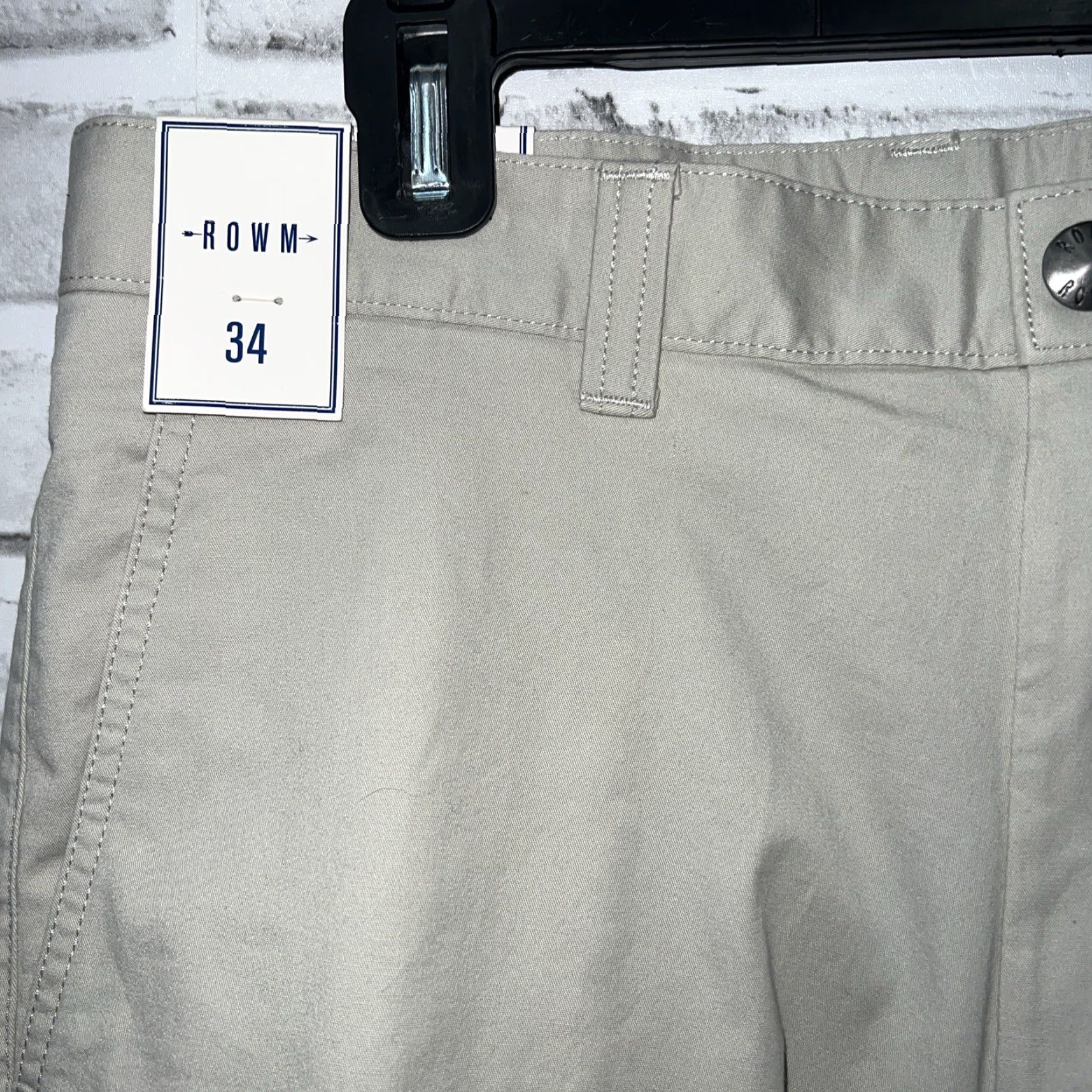 Vintage VINTAGE ROWM Beige Shorts Mens Size 34 Size US 34 / EU 50 - 2 Thumbnail