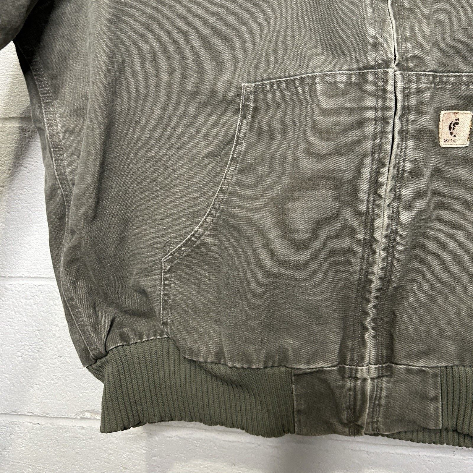 Carhartt Vintage Carhartt Thermal Hooded Active Jacket “Sage” J160 Size US XL / EU 56 / 4 - 4 Thumbnail