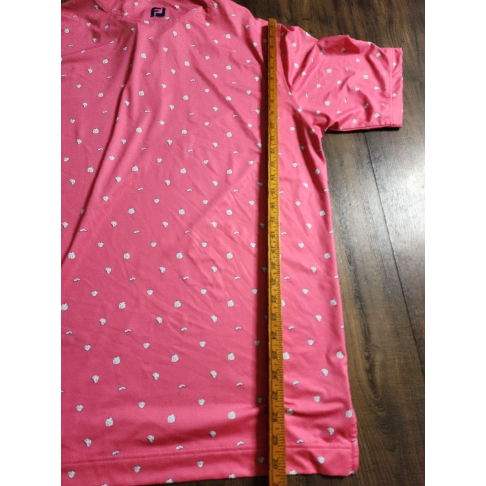 Footjoy FootJoy Polo Mens XL Golf Performance Shirt Pink Color Polo Shirt XL FootJoy Mens Golf Polo Pink Size US XL / EU 56 / 4 - 3 Thumbnail