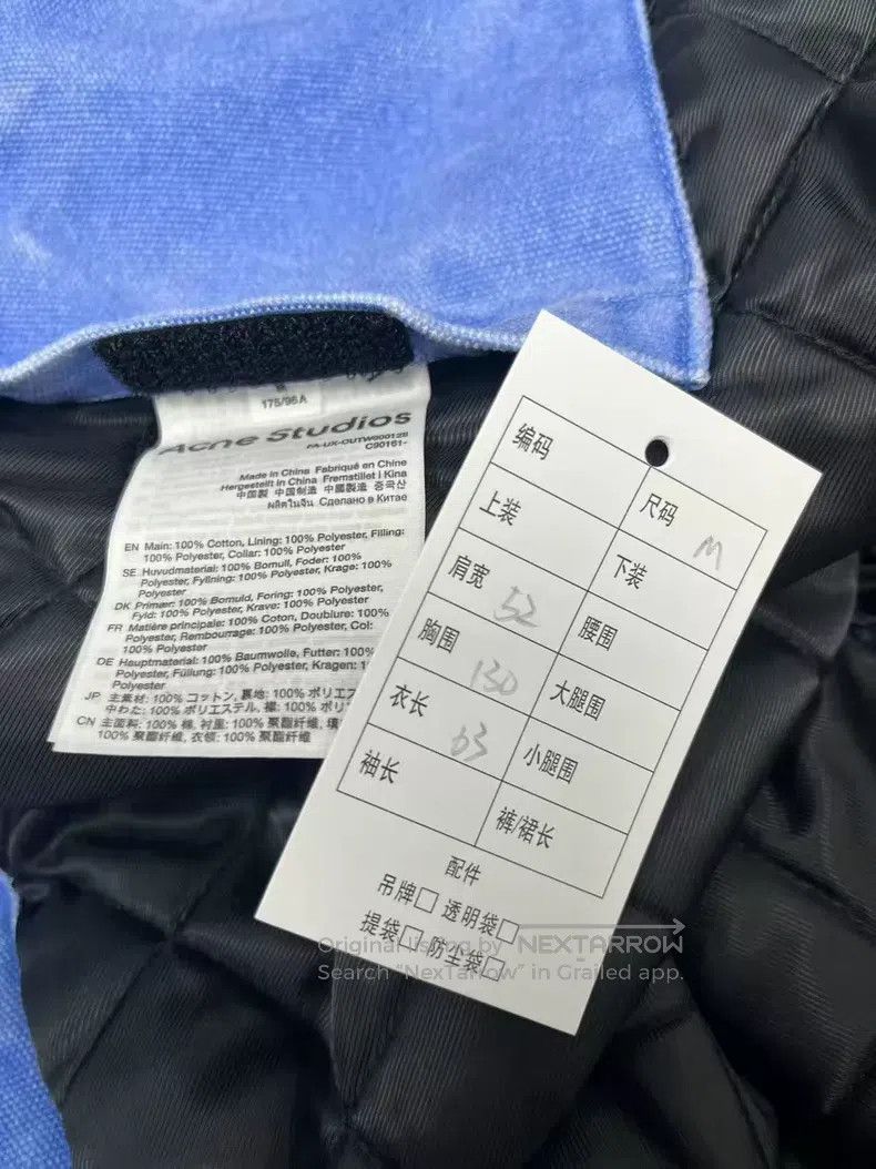 Acne Studios Acne Studios Face Expression Distressed Denim Jacket Size US XS / EU 42 / 0 - 8 Thumbnail