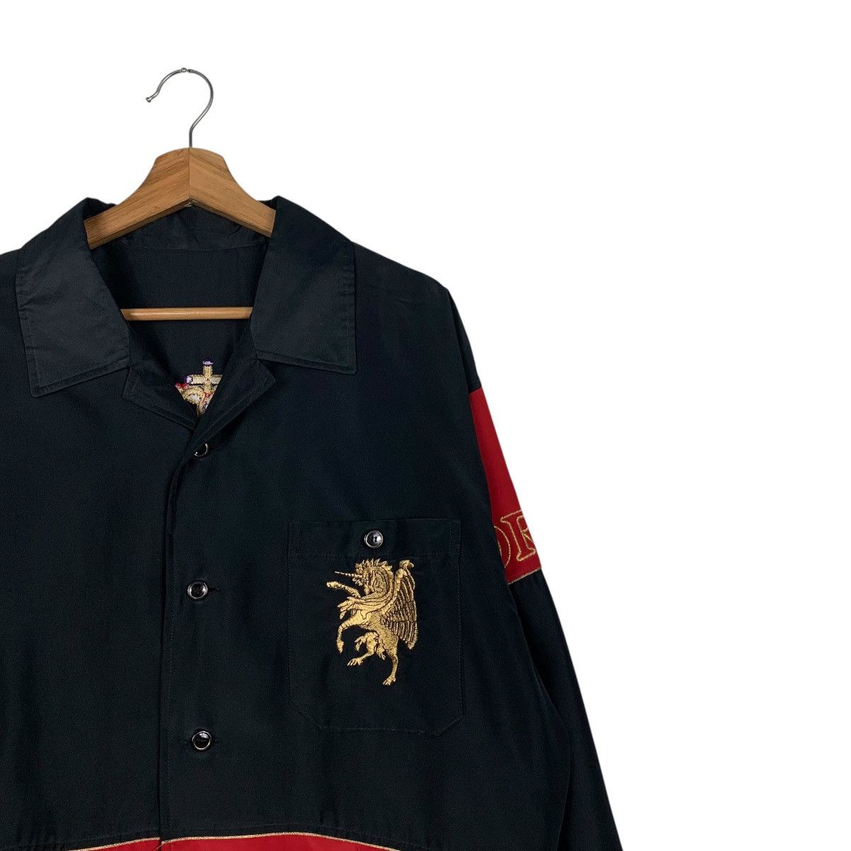 Japanese Brand NEW ENGLAND Embroidery Big Logo Button Jacket #2035-C88 Size US L / EU 52-54 / 3 - 8 Thumbnail