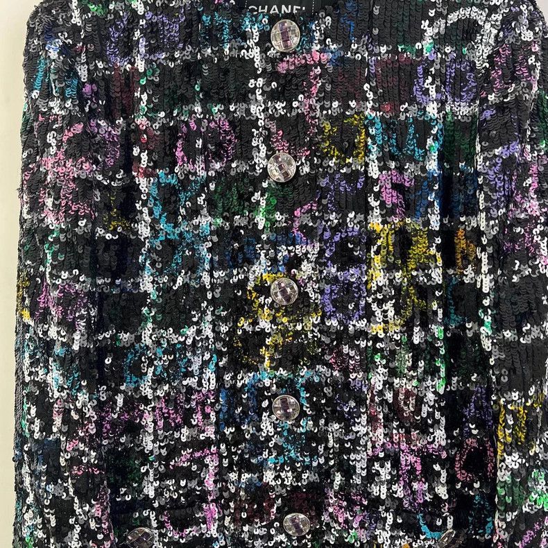 Chanel Chanel 22a colourful sequin small fragrance jacket Size XS / US 0-2 / IT 36-38 - 3 Thumbnail