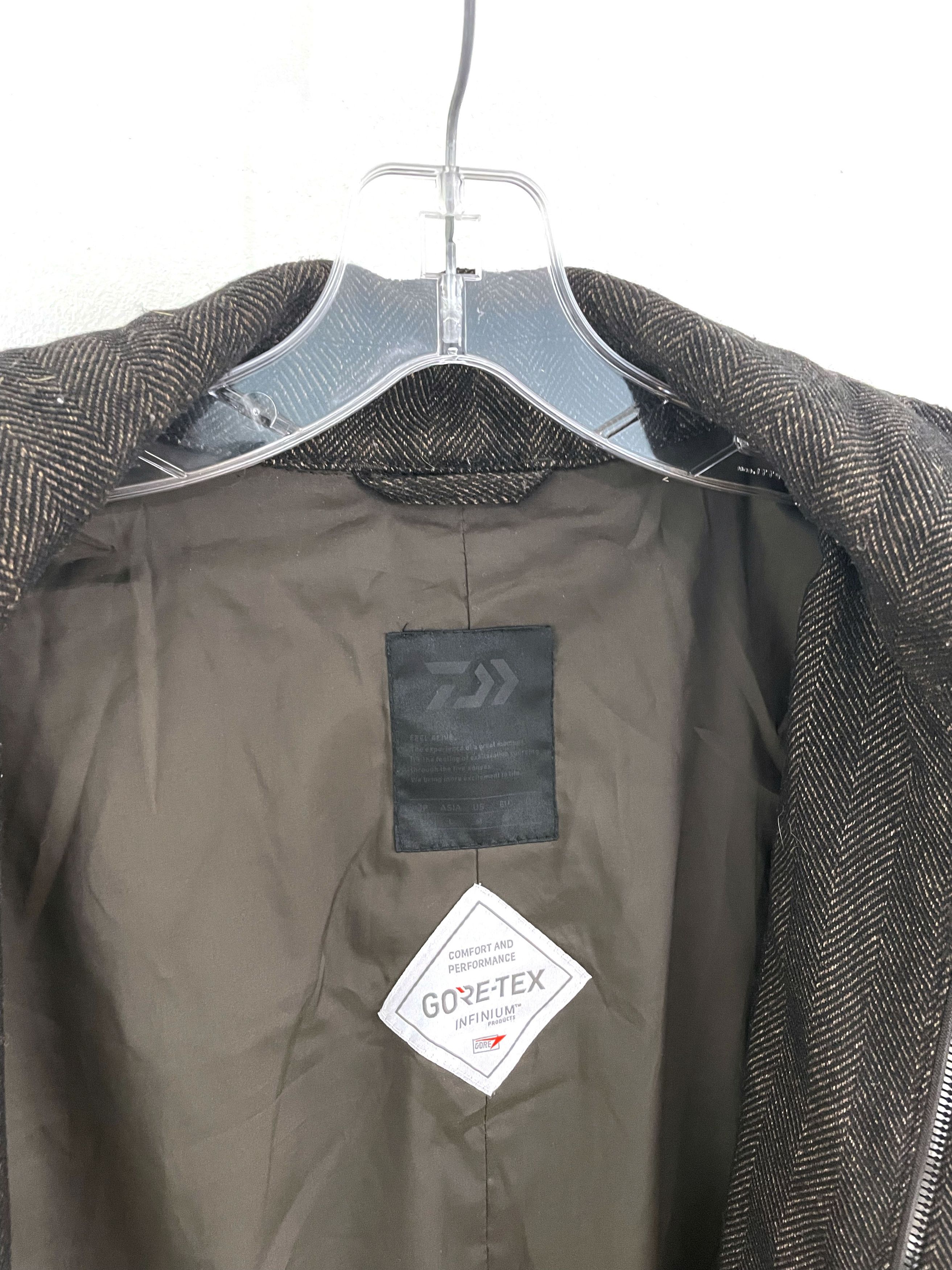 DAIWA PIER39 Herringbone Goretex Duffle Coat Size US L / EU 52-54 / 3 - 6 Thumbnail