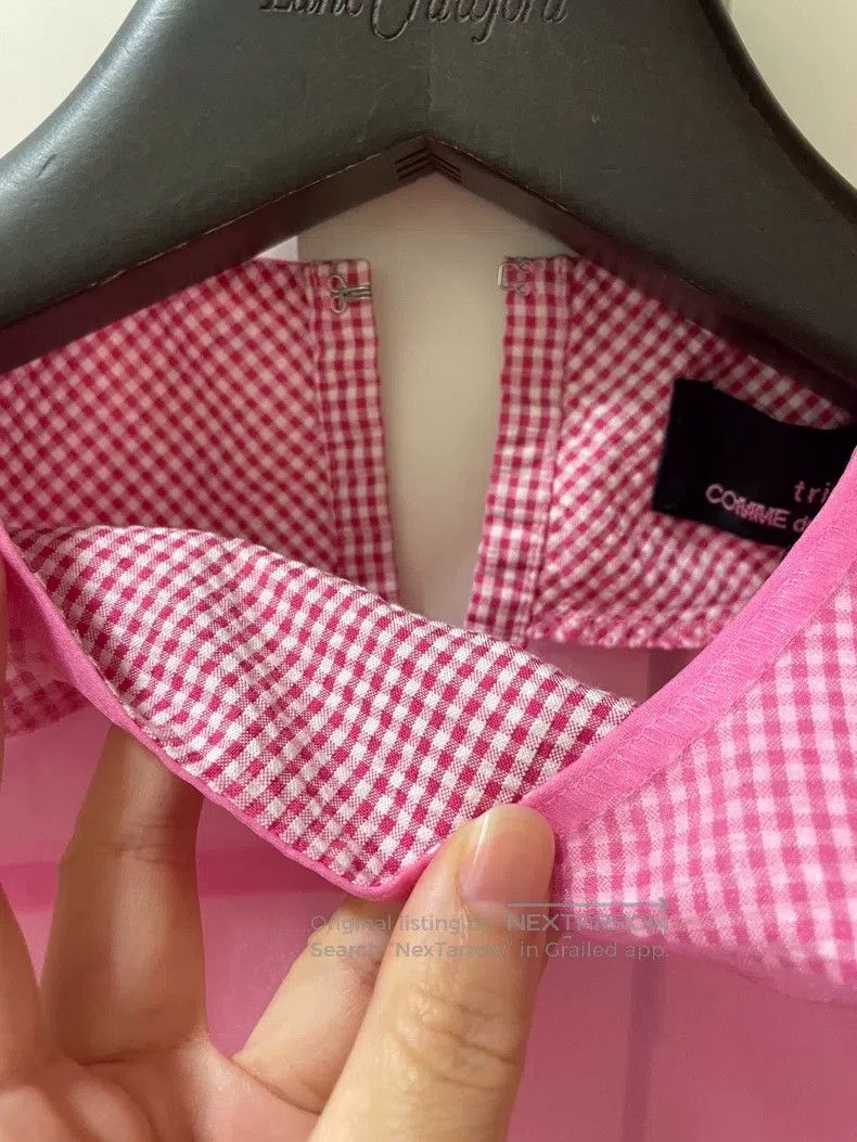 Comme des Garcons Comme Des Garcons Pink sheer top, size S Size S / US 4 / IT 40 - 4 Thumbnail