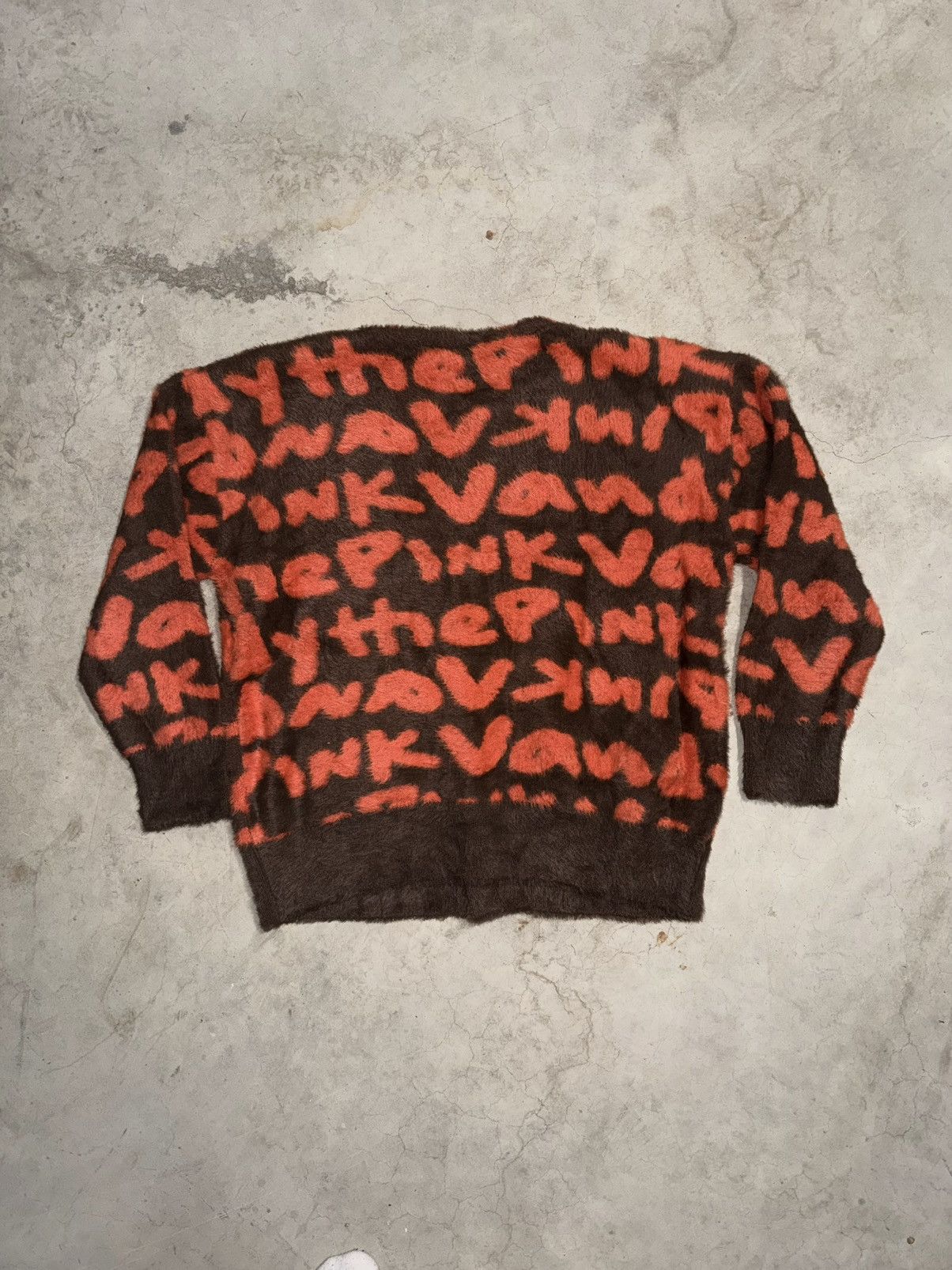 Vandy The Pink Vandy The Pink Graffiti Cardigan Heavyweight Sweater NWOT Size US XL / EU 56 / 4 - 2 Thumbnail