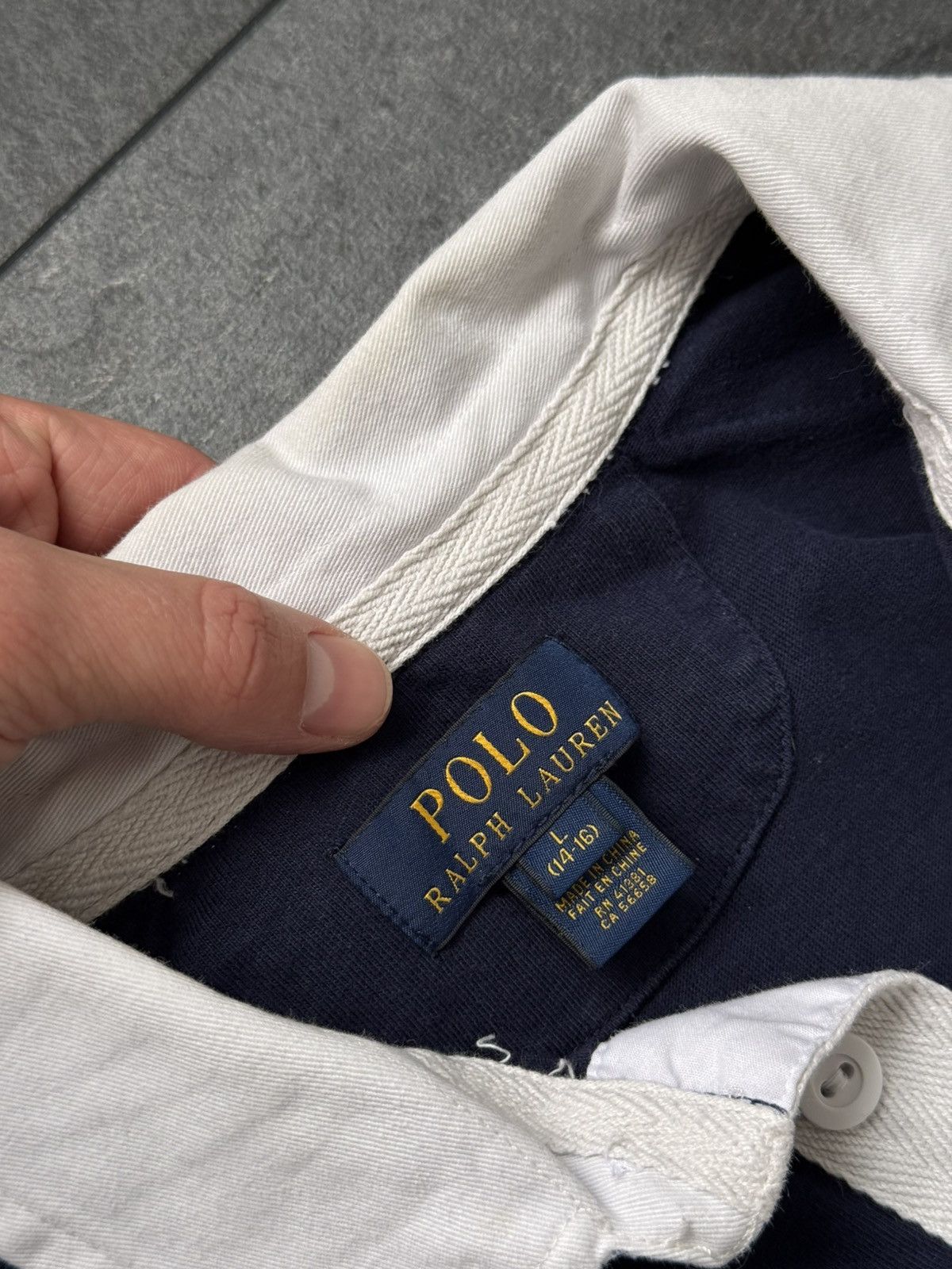 Polo Ralph Lauren × Streetwear × Vintage Vintage polo Ralph Lauren long sleeve big logo rugby Size US XS / EU 42 / 0 - 3 Thumbnail