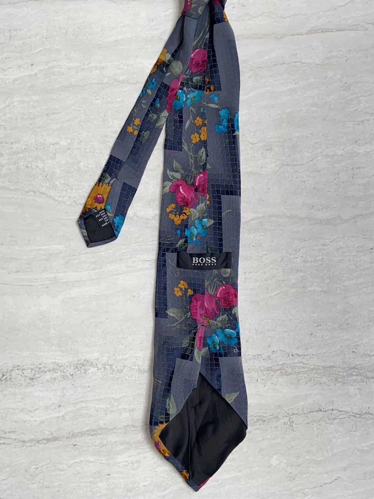 Hugo Boss HUGO BOSS Flower Motive Tie Size ONE SIZE - 2 Thumbnail