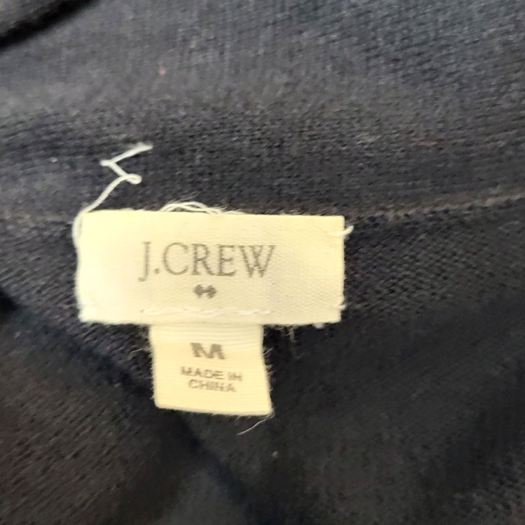 J.Crew J.Crew Cardigan Sweater Womens M Open Front Shawl Collar Cotton Black Size M / US 6-8 / IT 42-44 - 4 Thumbnail