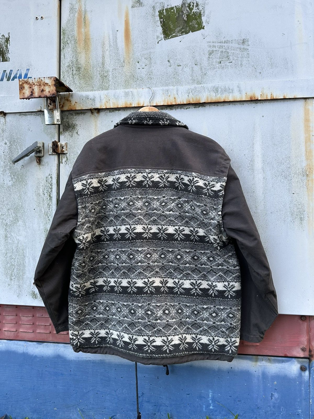 Vintage 👹Vintage SYNTHETIC BEAUTIFUL FLEECE UTILITY JACKET Size US XL / EU 56 / 4 - 7 Thumbnail